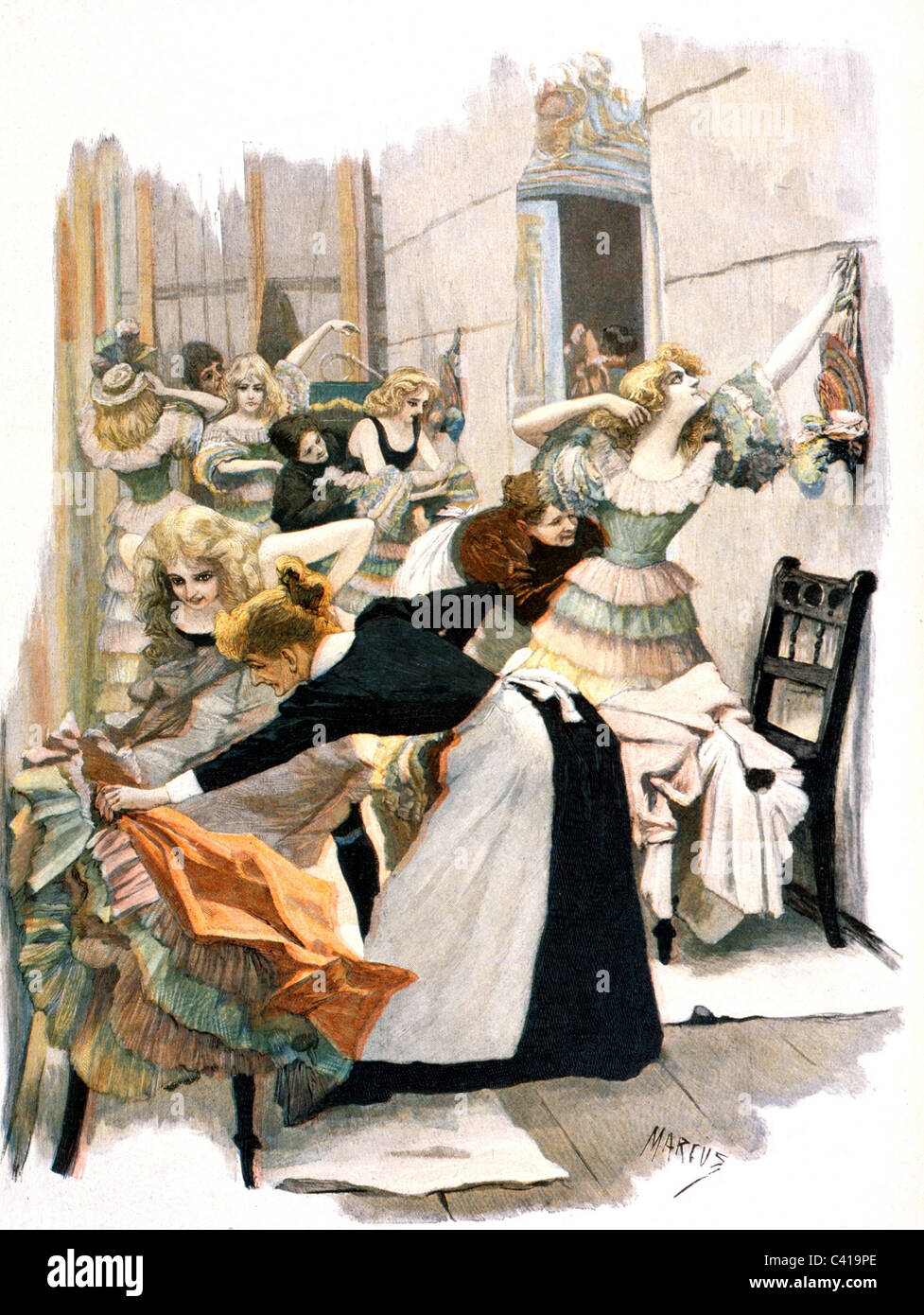 theatre / theater, clothes, wardrobe of the Specialities Theatre during