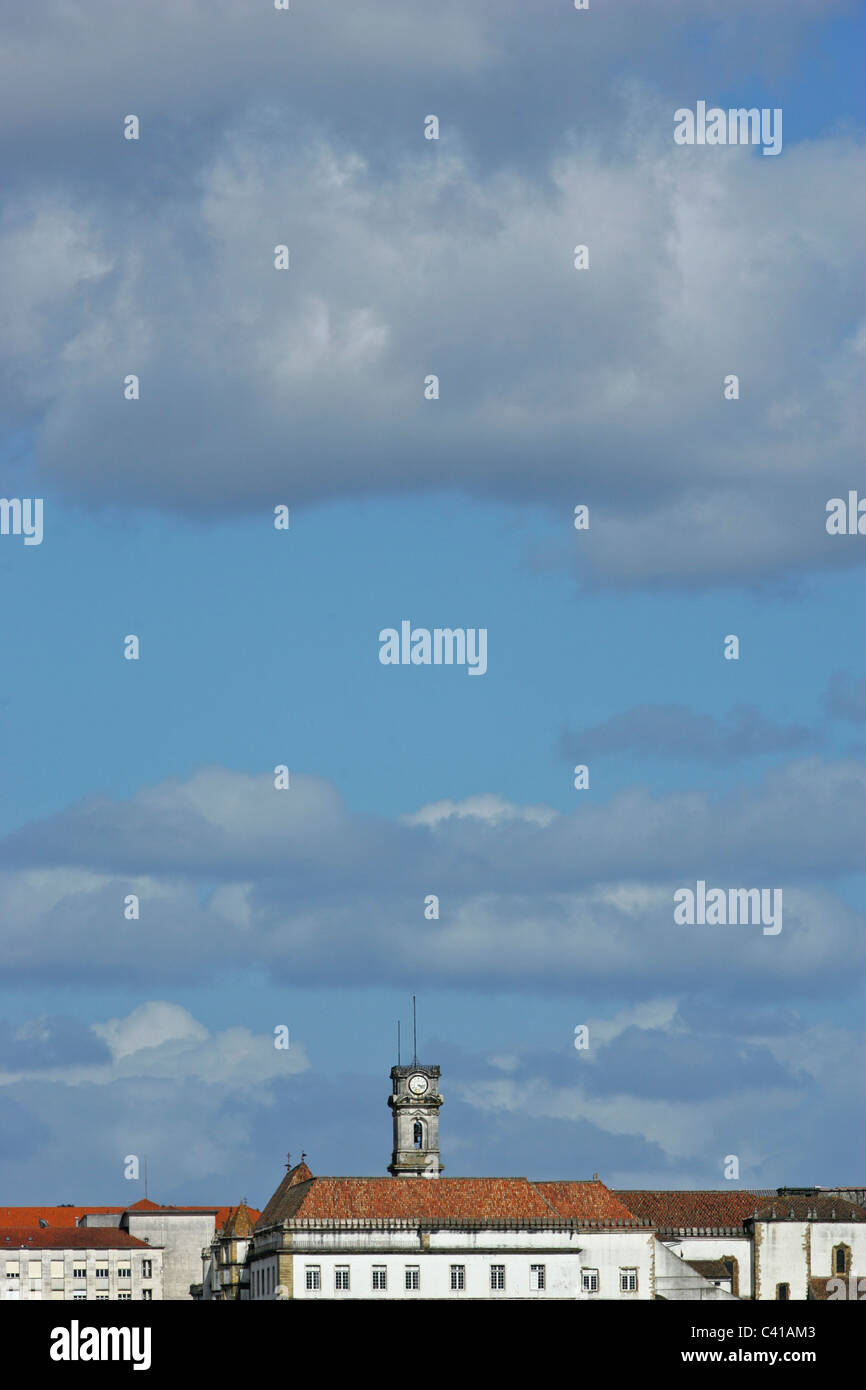 Coimbra's University tower, Portugal, Europe Stock Photo