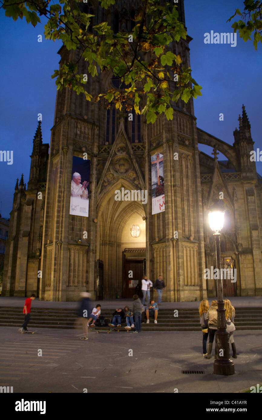 Catedral cathedral san sebastian hi-res stock photography and images ...