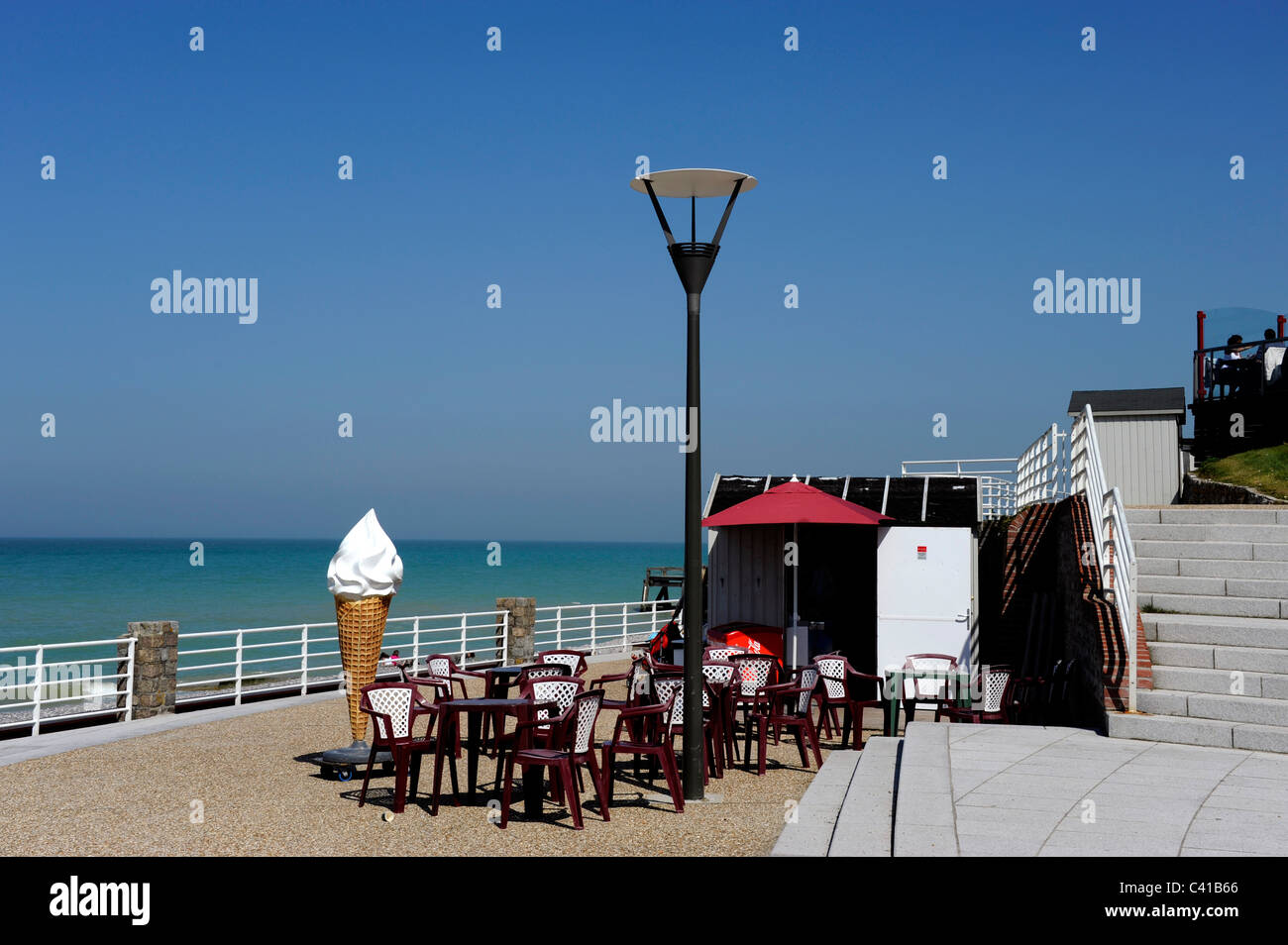 Restaurant at Veules-les-Roses, Seine-Maritime,Normandy,France Stock Photo  - Alamy