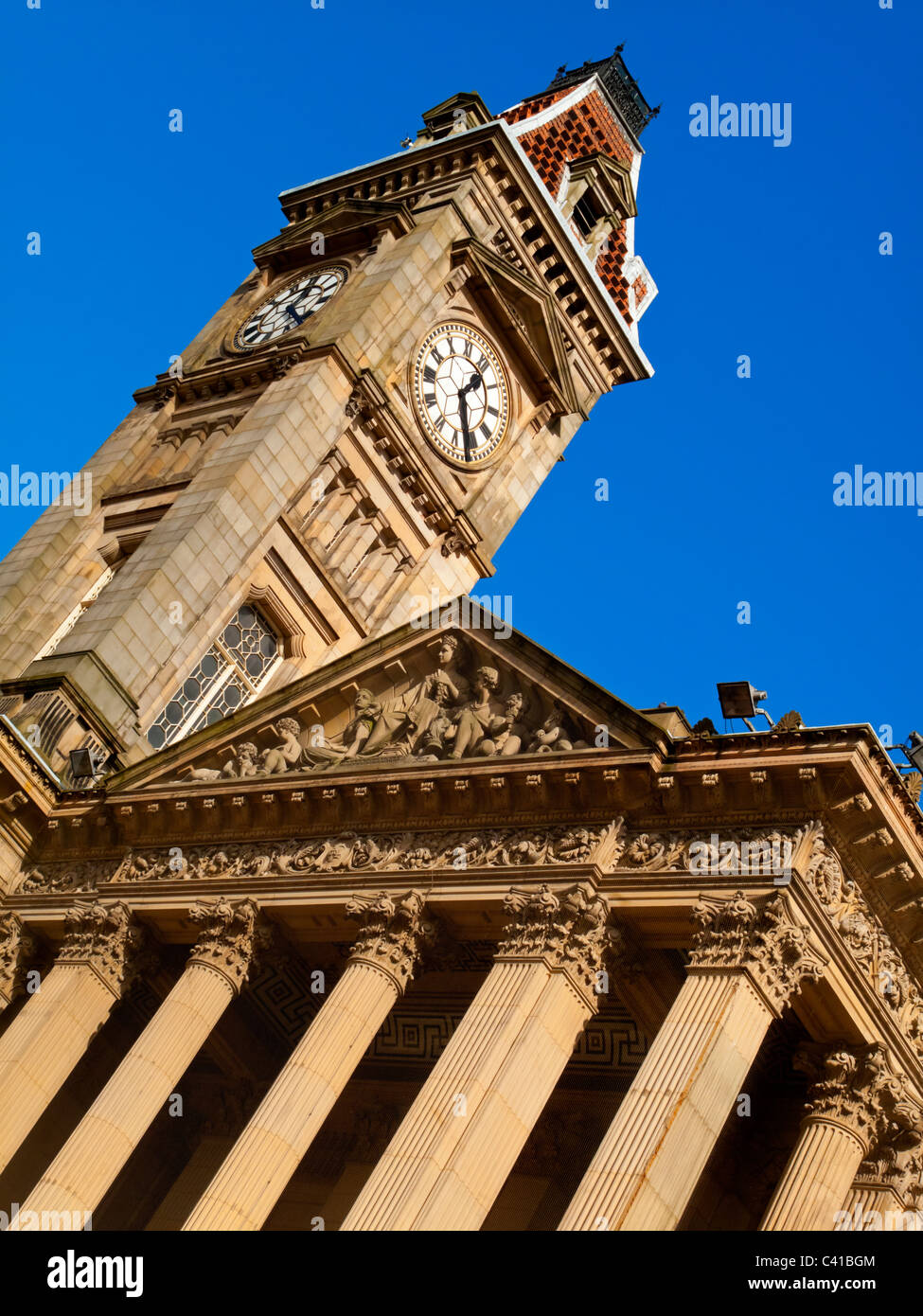 The Clock Tower known as Big Brum on Birmingham Museum and Art Gallery
