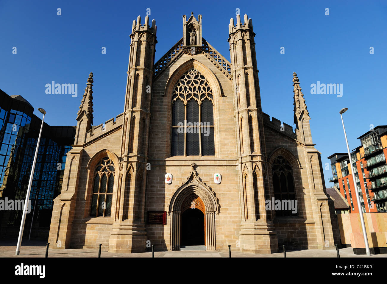 St Andrew's Cathedral on Clyde Street, Glasgow, Scotland Stock Photo