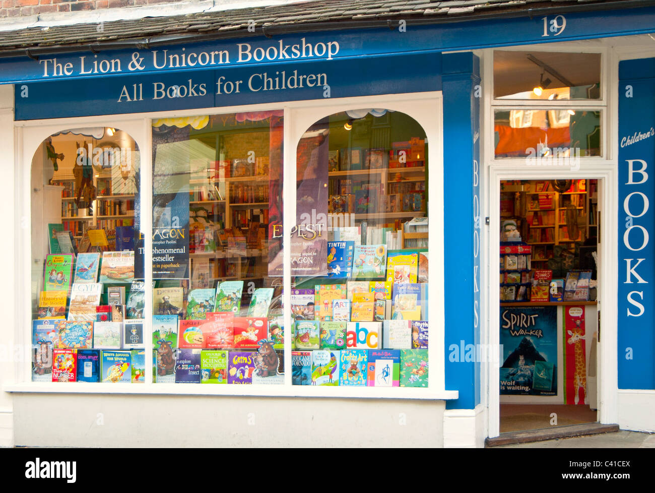 Bookshop for Children in Richmond; Buchladen für Kinder Stock Photo