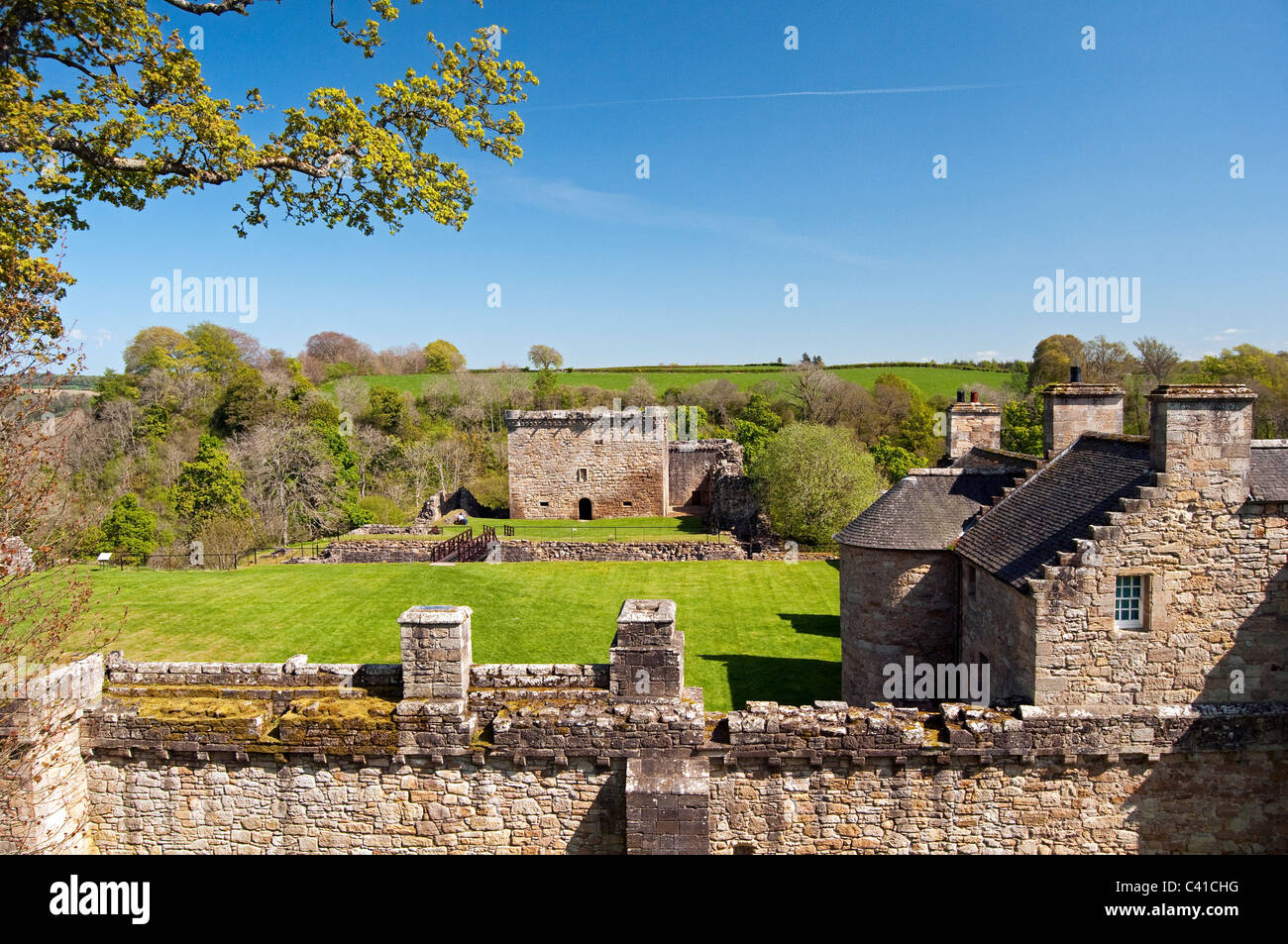 castle, Near Crossford, Clydesdale, Lanarkshire Stock Photo