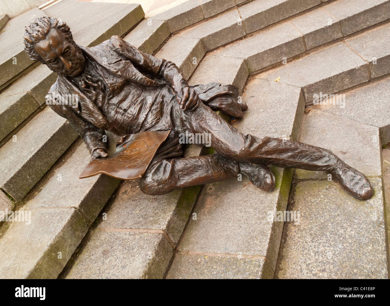 Statue of Thomas Attwood economist and founder of The Birmingham