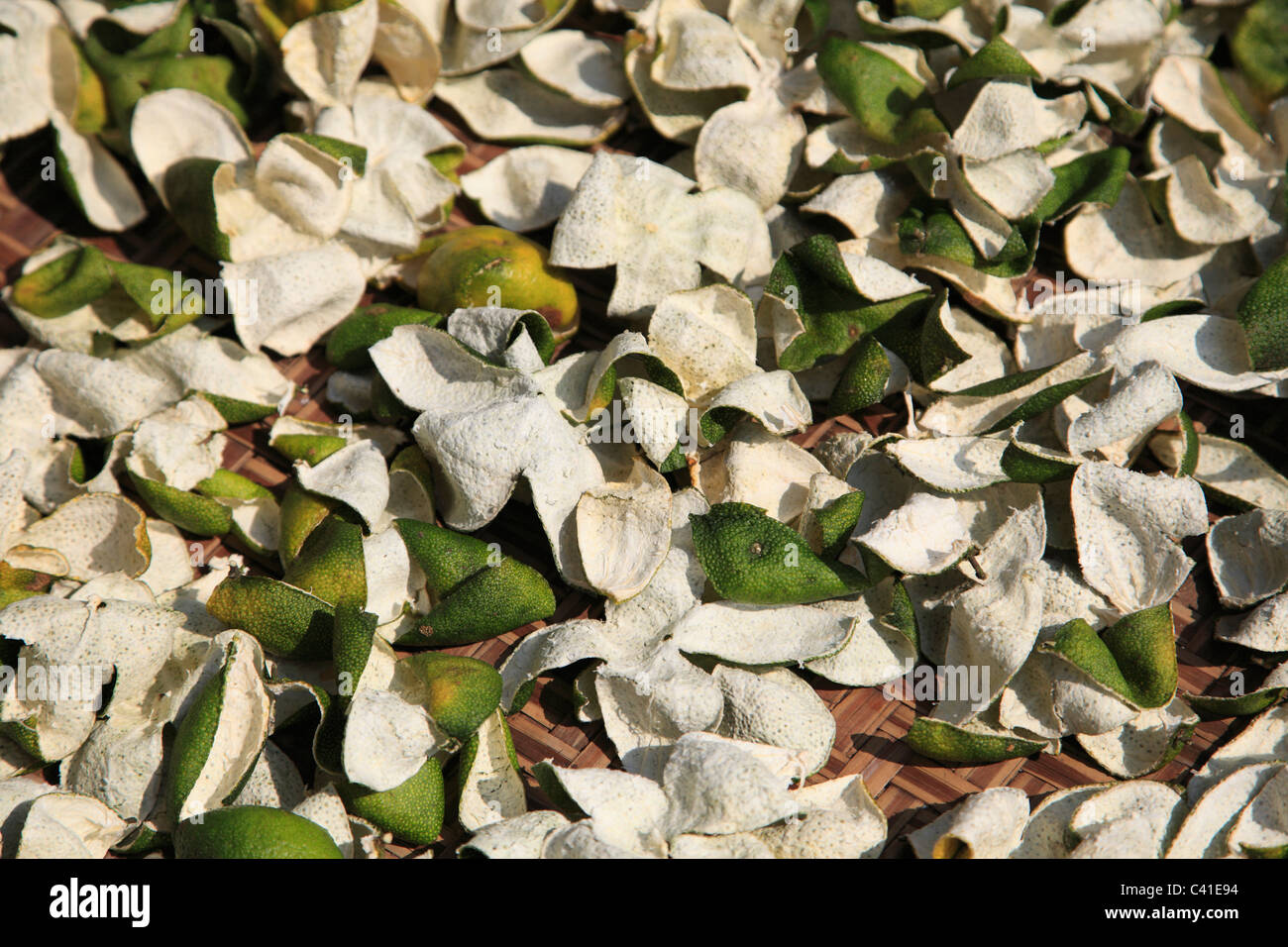 Dried lime skins, Tai O, Fishing Village, Lantau Island, Hong Kong ...