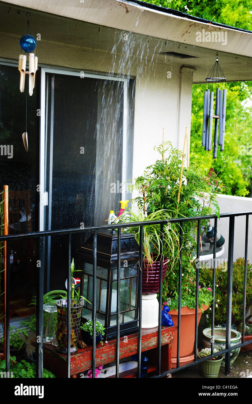 Rain overflowing hires stock photography and images Alamy