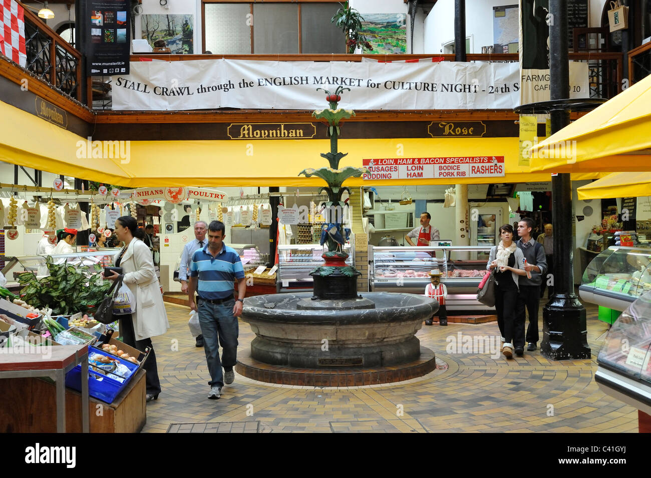 The English Market in Cork City Ireland Stock Photo Alamy