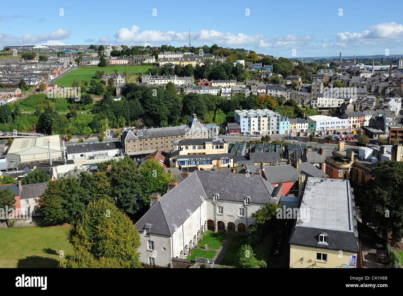 North Cork Collins Barracks Ireland from Shandon Stock Photo Alamy