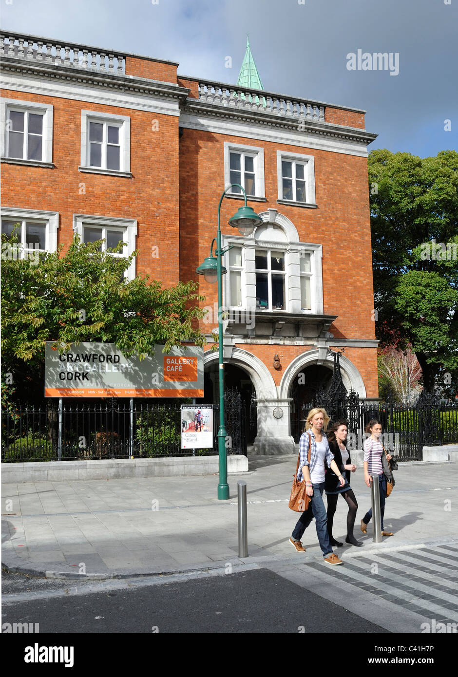 Streets and Crawford Art Gallery Cork Ireland Stock Photo Alamy