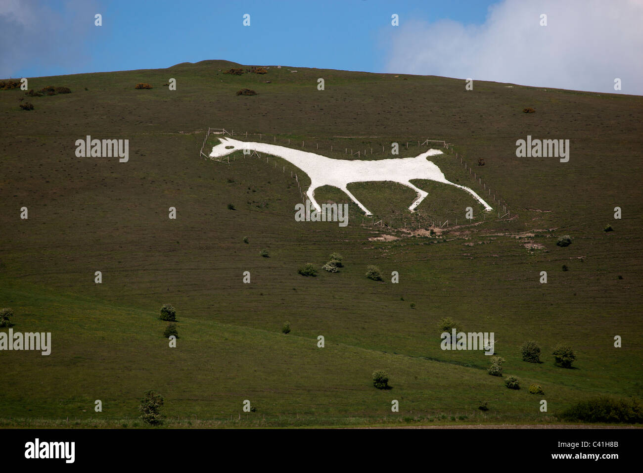Alton Barnes White Horse Wiltshire England UK Stock Photo