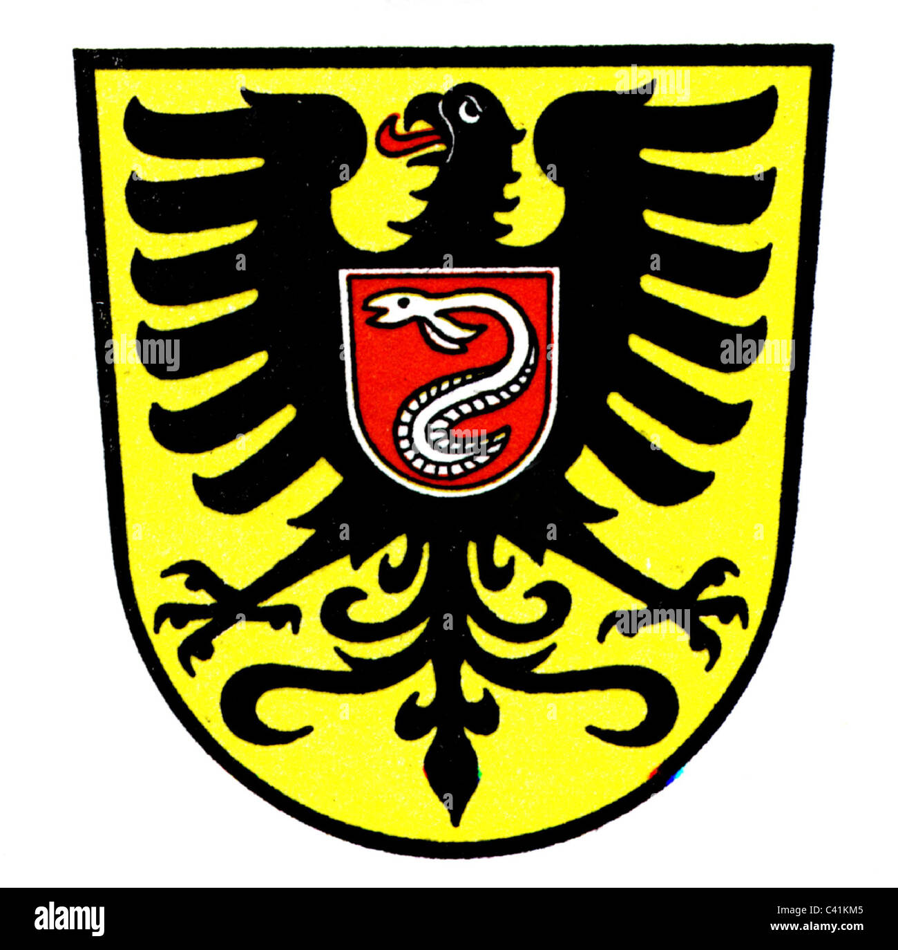 coat of arms / emblems, Aalen, city arms, Baden ...