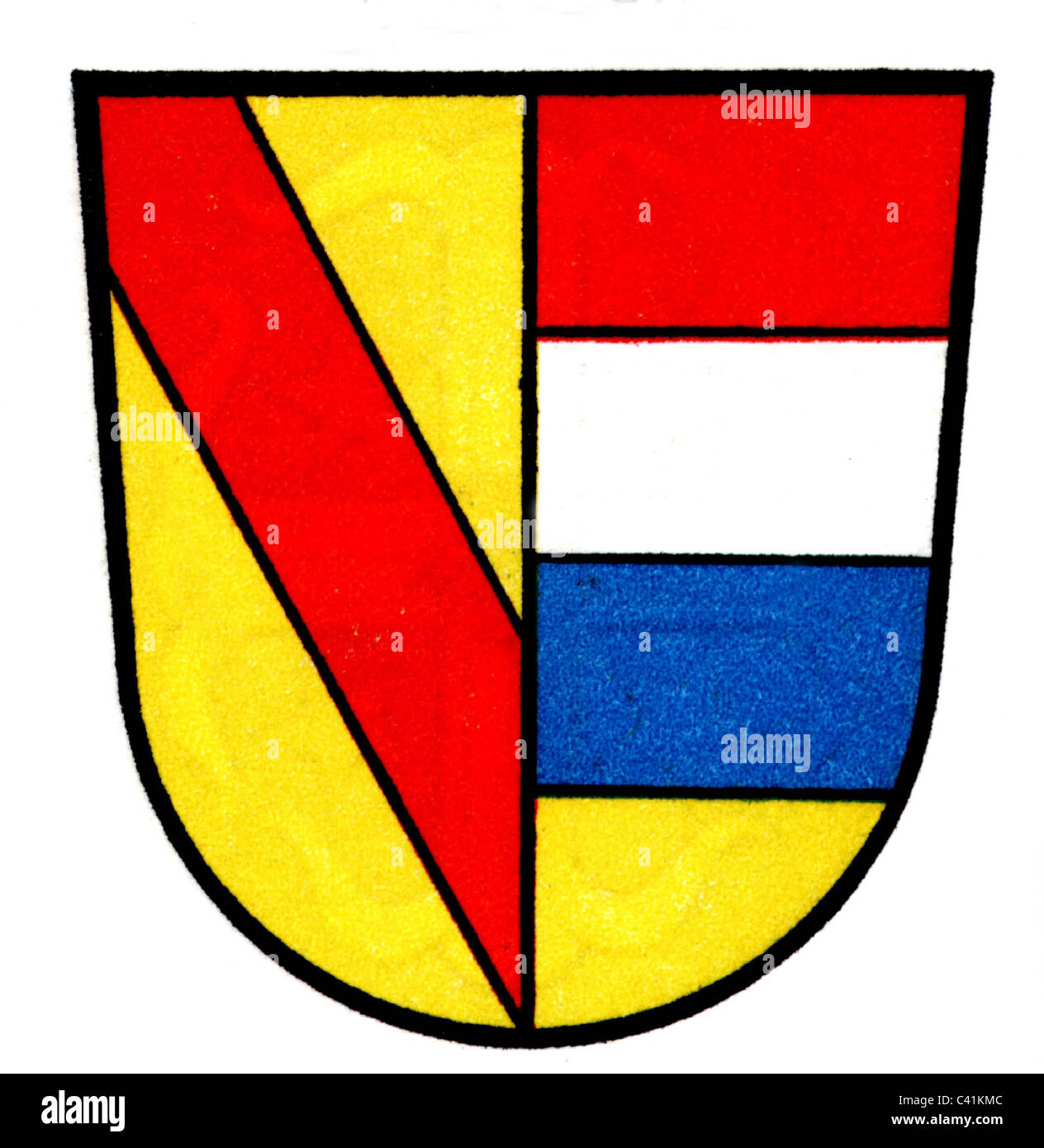 coat of arms / emblems, Pforzheim, city arms, Baden-Wuerttemberg, Germany, Additional-Rights-Clearences-Not Available Stock Photo