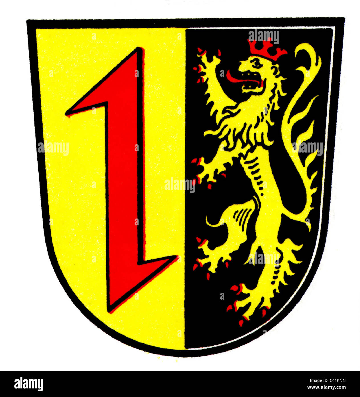 coat of arms / emblems, Mannheim, city arms, Baden-Wuerttemberg, Germany, Additional-Rights-Clearences-Not Available Stock Photo