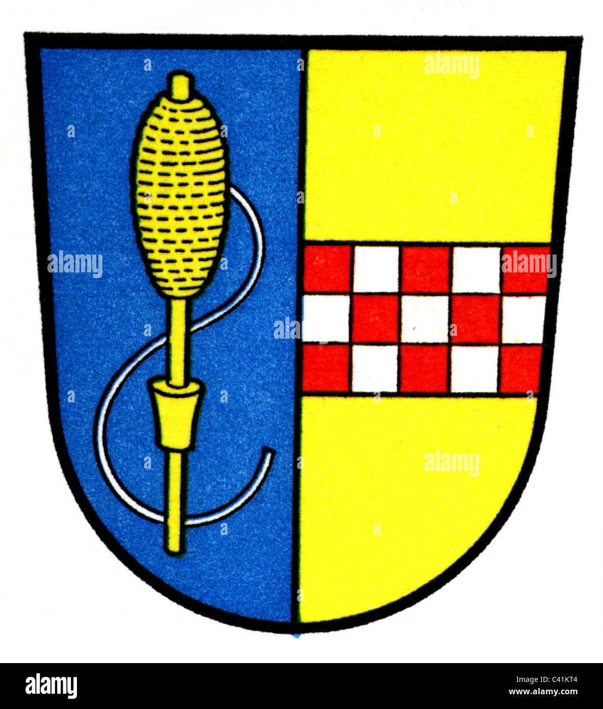 coat of arms / emblems, Gummersbach, city arms, North Rhine-Westphalia, Germany, Additional-Rights-Clearences-Not Available Stock Photo