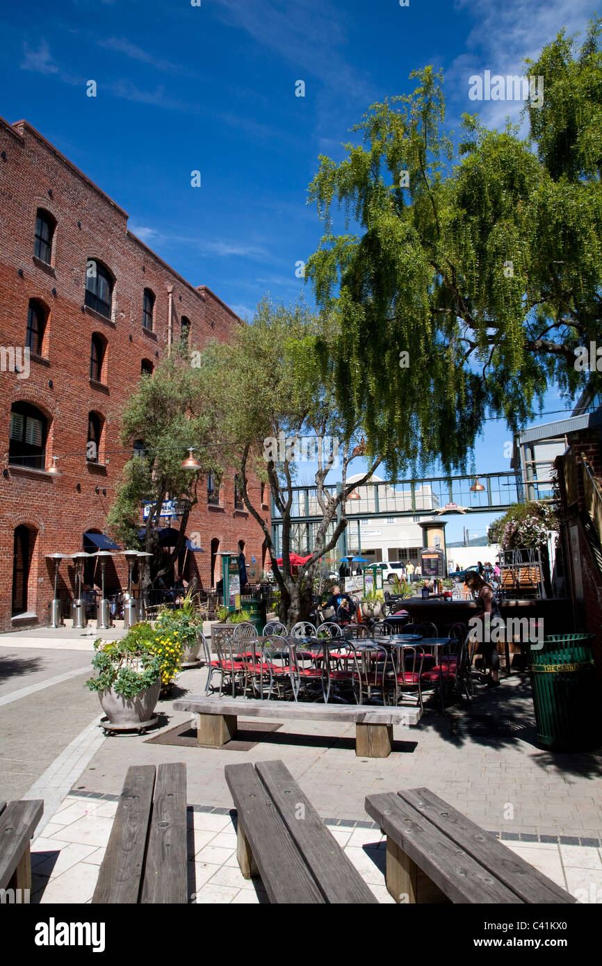 Outside at Jack's Bar in the The Cannery, Fisherman's Wharf, San