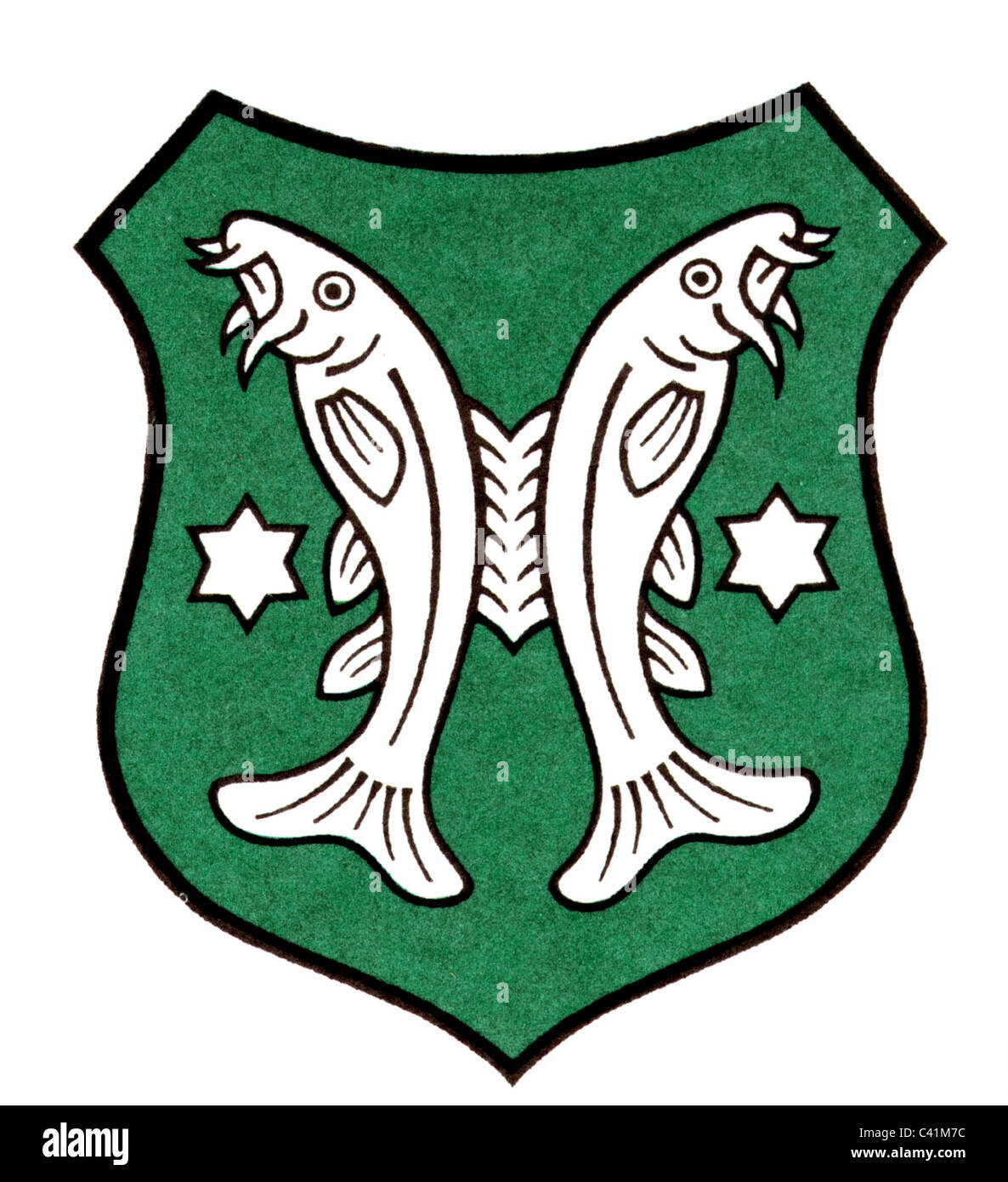 Fish coat of arms hires stock photography and images Alamy