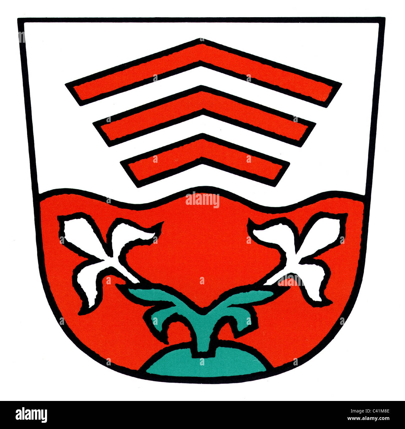 coat of arms / emblems, Vlotho, city arms, North Rhine-Westphalia, Germany, Additional-Rights-Clearences-Not Available Stock Photo
