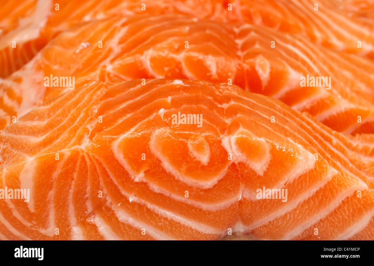 Fillet of salmon Stock Photo - Alamy