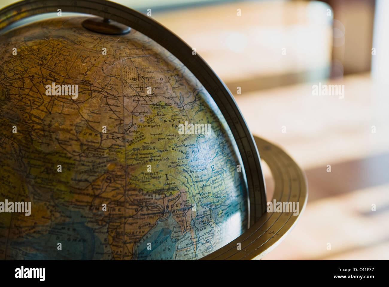 Globe, cropped Stock Photo