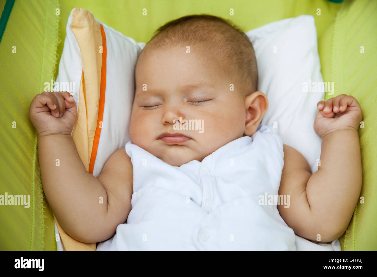 Baby sleeping, portrait Stock Photo Alamy