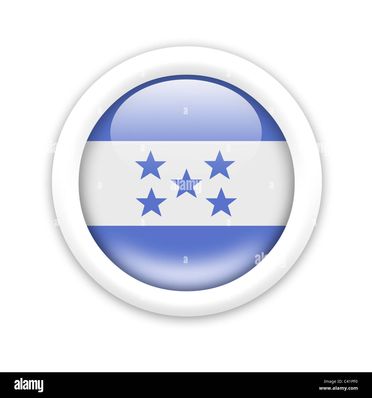 Flag of Honduras Stock Photo