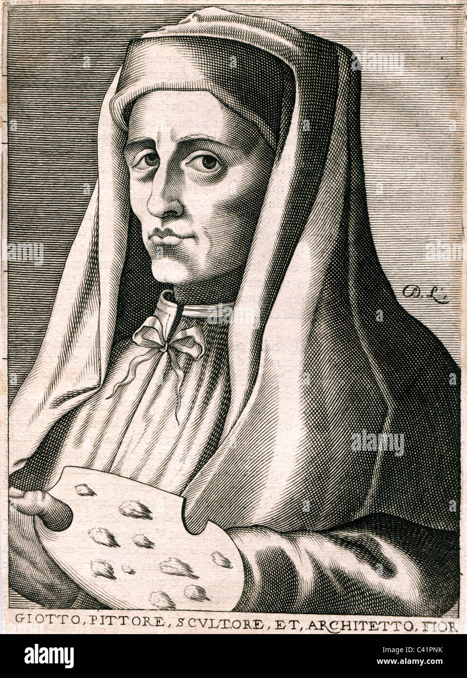 Giotto di Bondone, 1266 - 8.1.1337, Italian artist (painter), portrait
