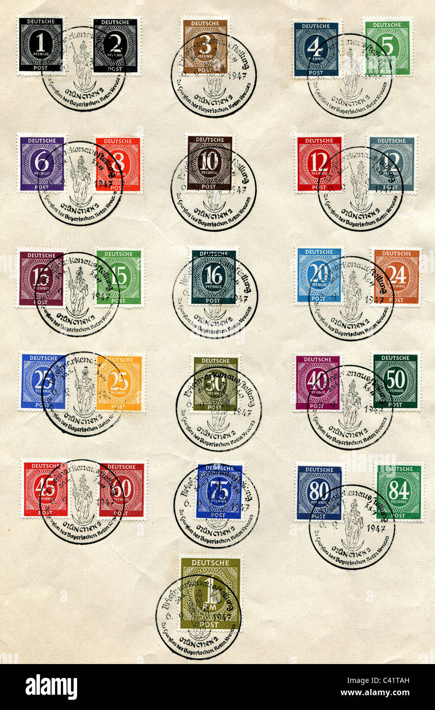 Postage stamps 1940s hi-res stock photography and images - Alamy