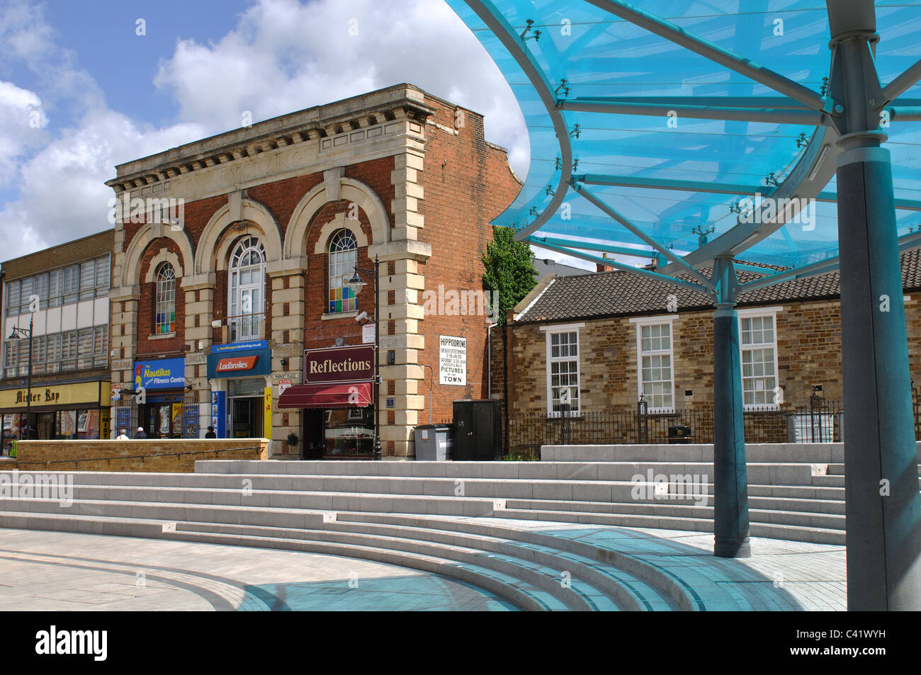 Market Place, Kettering, Northamptonshire, England, UK Stock Photo - Alamy