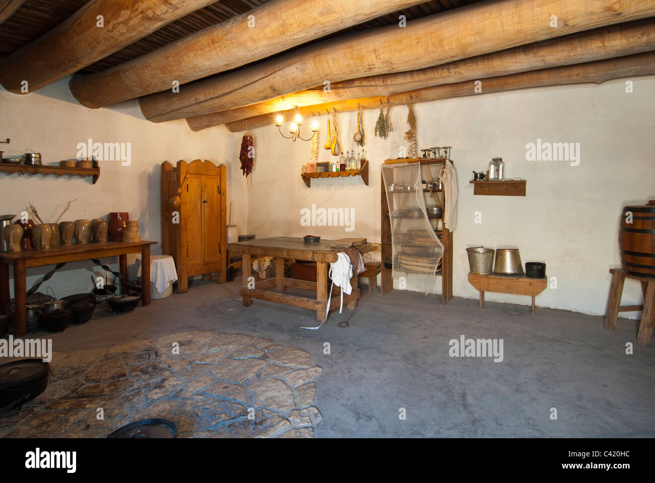 Kitchen, Bent's Old Fort National Historic Site, La Junta, Colorado