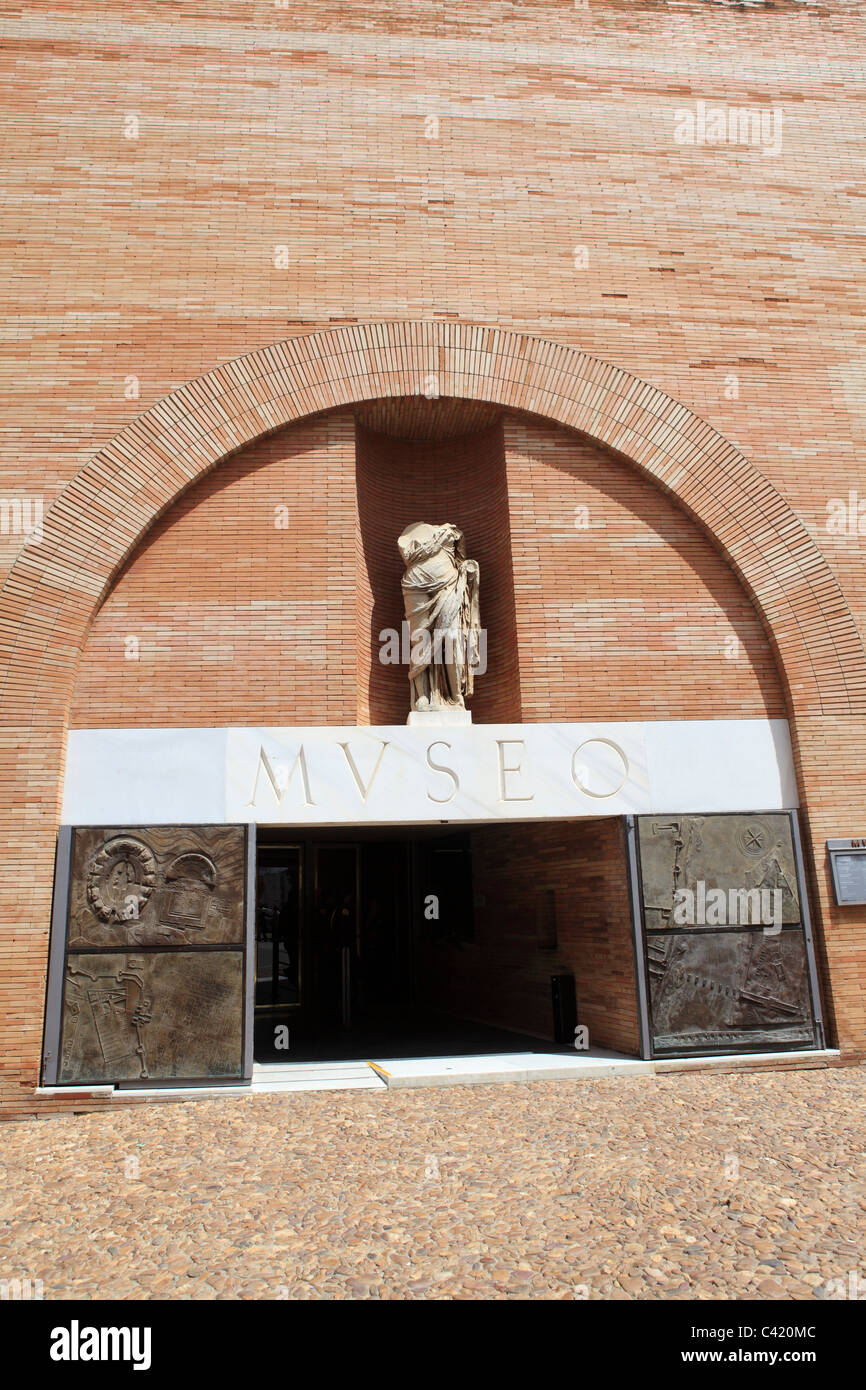 The National Museum of Roman Art (Museo Nacional de Arte Romana) at Merida in the Extremadura district of Spain. Stock Photo