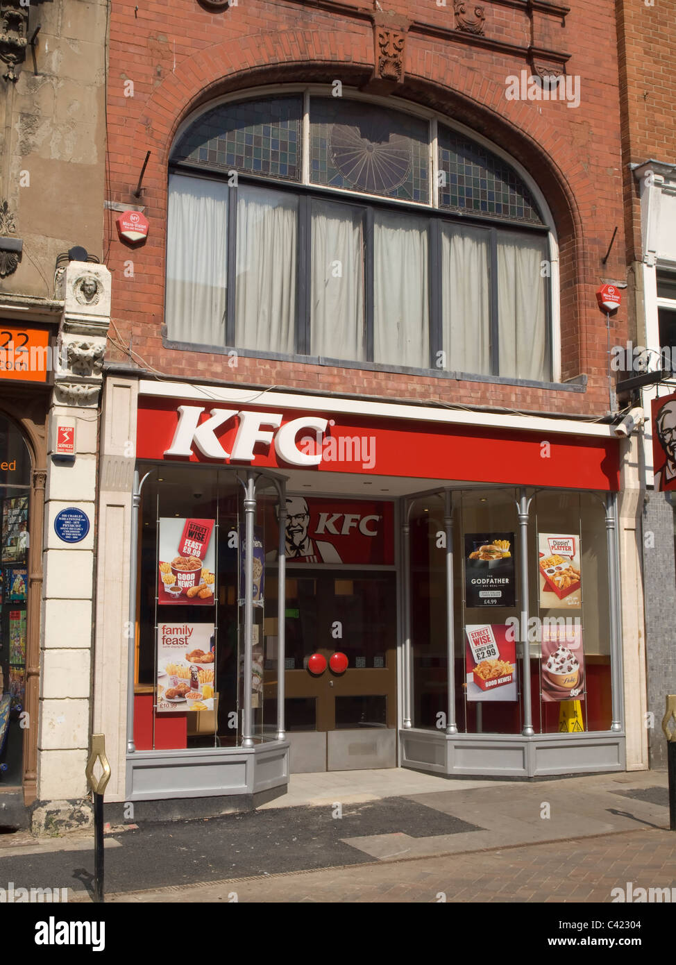 Branch of KFC fast food chain in Westgate, Gloucester Stock Photo
