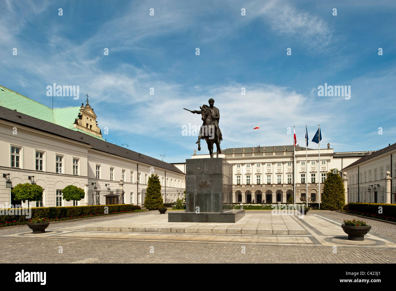 Presidential Palace, Warsaw, Poland Stock Photo - Alamy