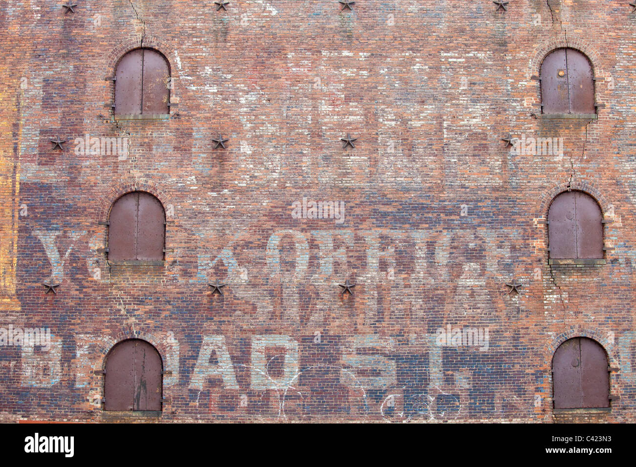Old warehouse in Dumbo, Brooklyn, New York City Stock Photo