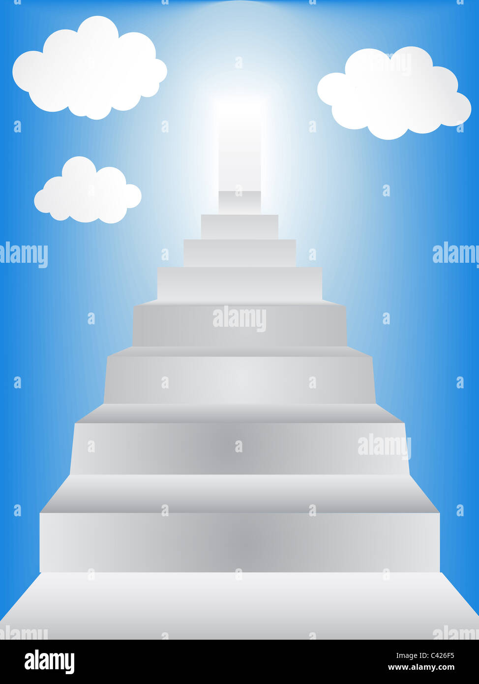Stairway heaven leading god hi-res stock photography and images - Alamy