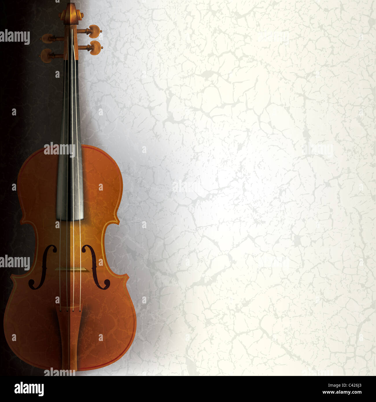 abstract music grunge background with violin on white Stock Photo - Alamy