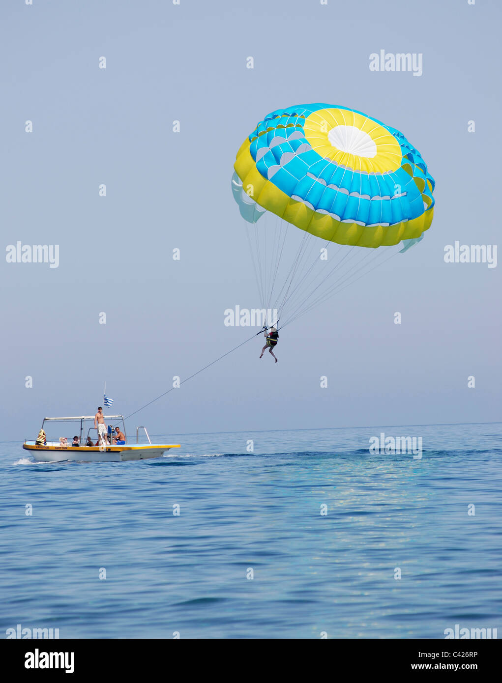 Paragliding boat hires stock photography and images Alamy