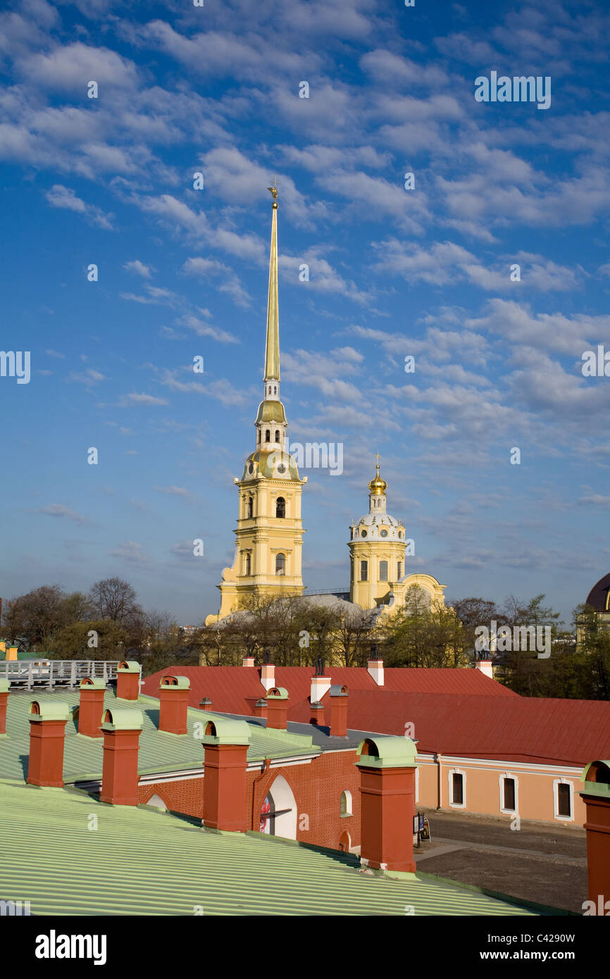 Russia. St.Petersburg. The Fortress of St. Peter and Pavel. Stock Photo