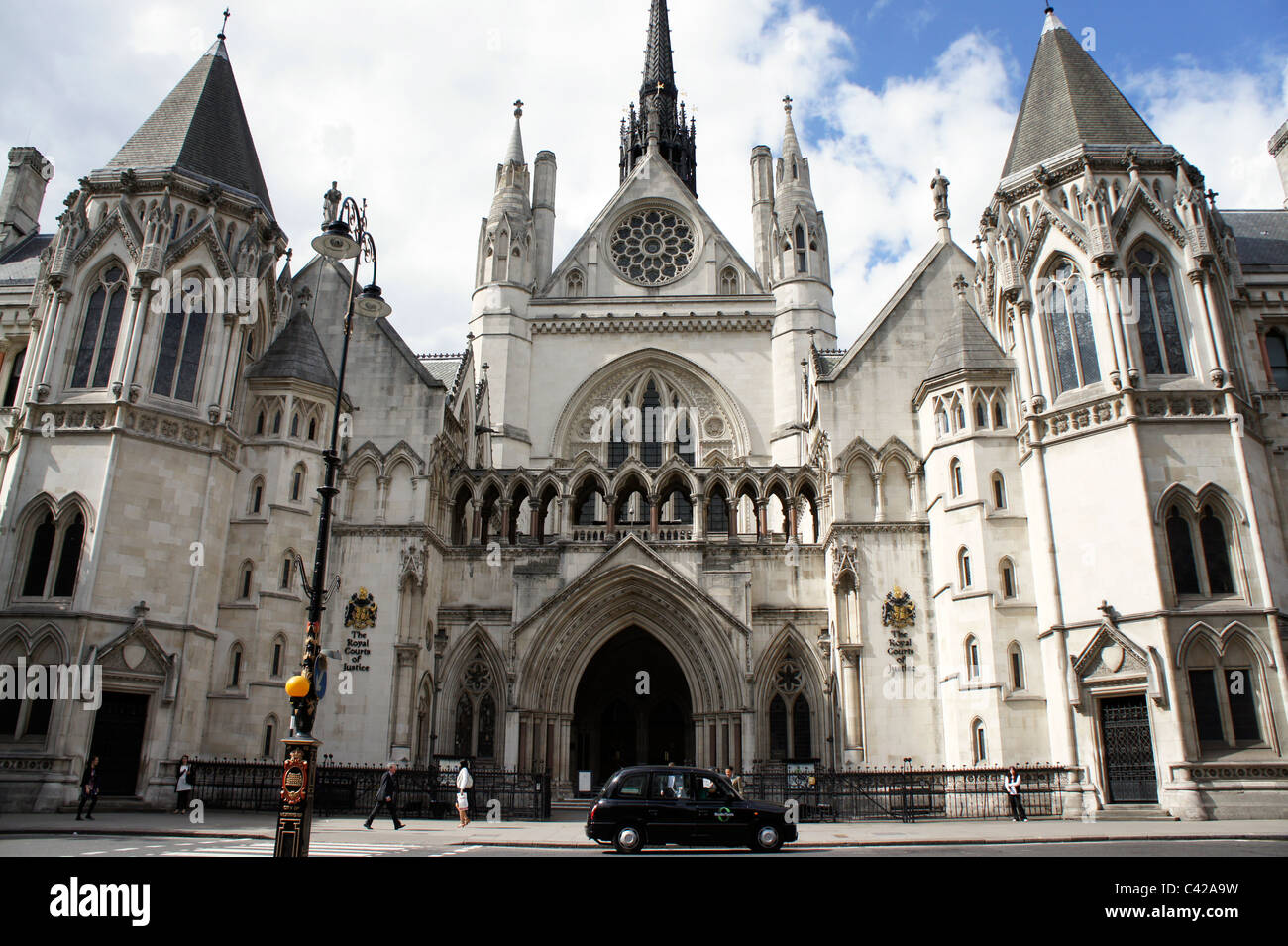 The Royal Court of Justice, London Stock Photo