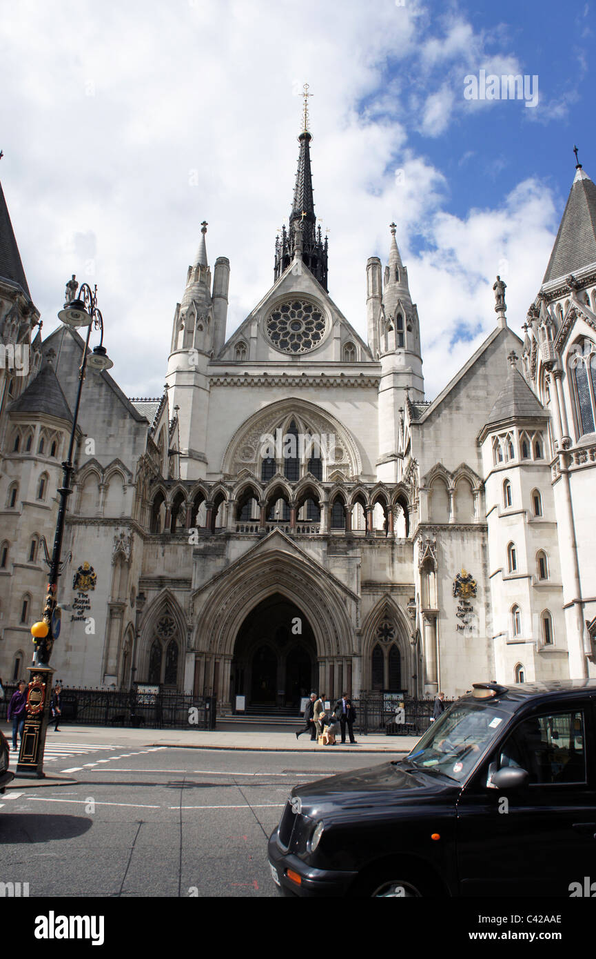 The Royal Court of Justice, London Stock Photo
