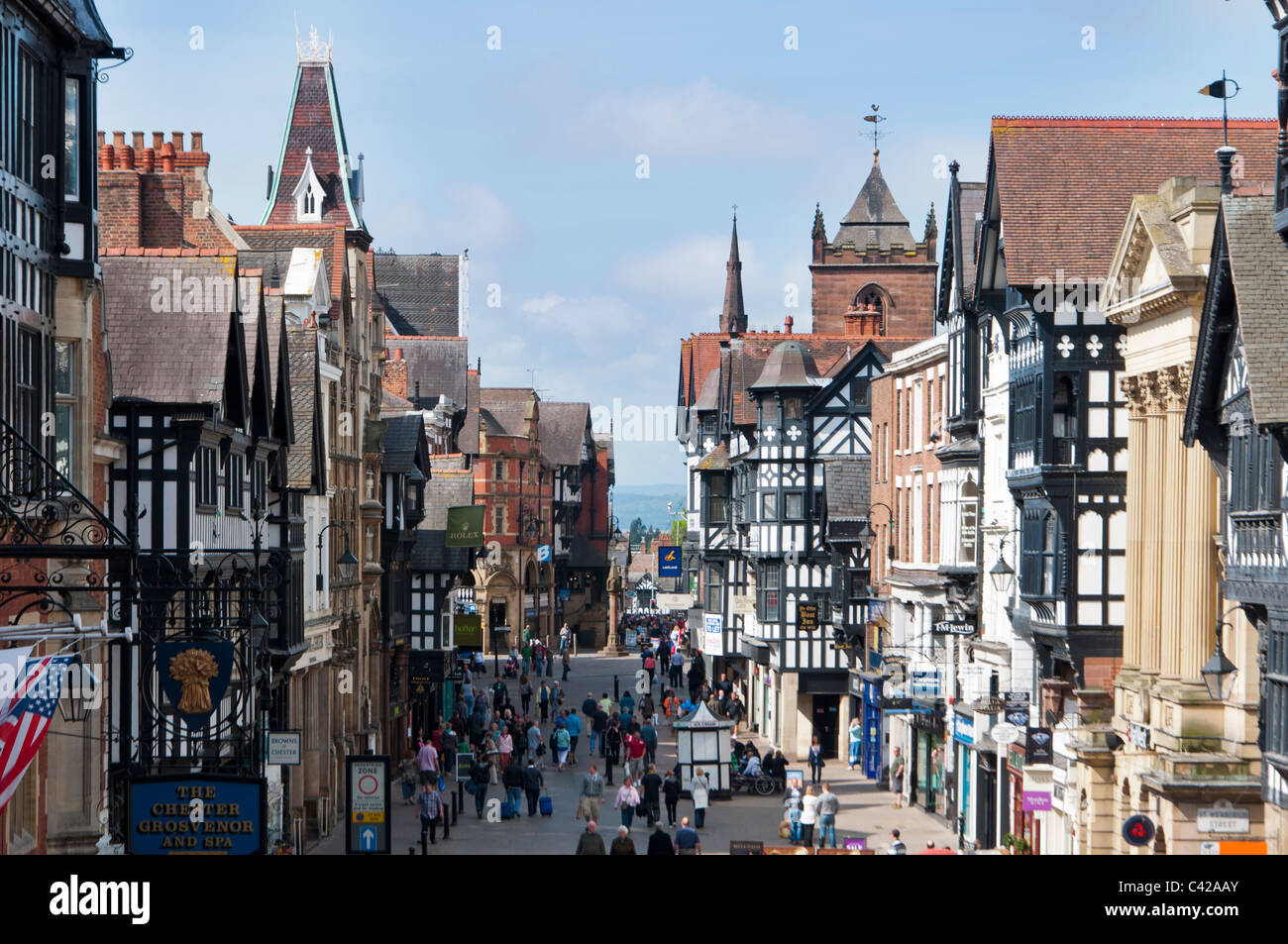 Chester Town Centre High Resolution Stock Photography and Images Alamy