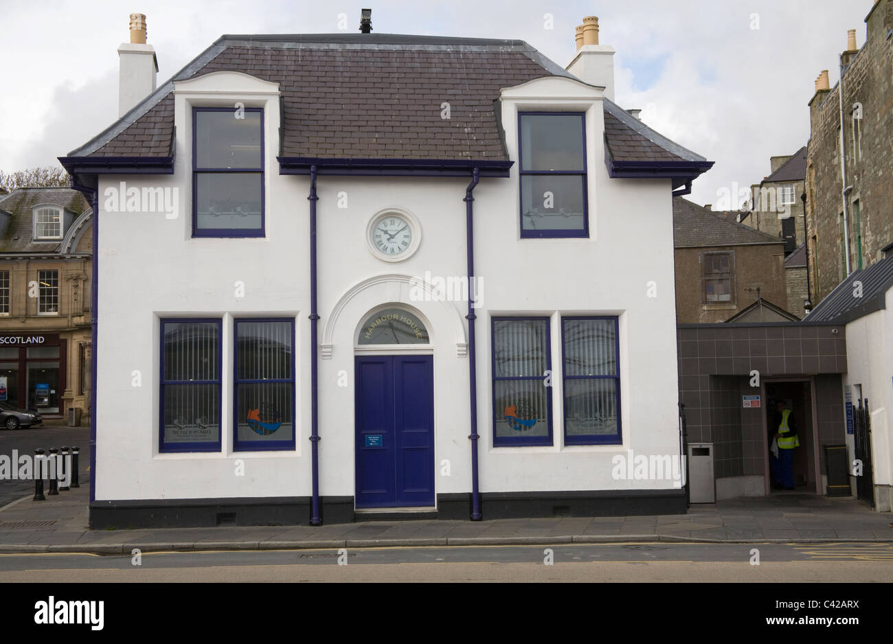 Lerwick harbour house old office hires stock photography and images
