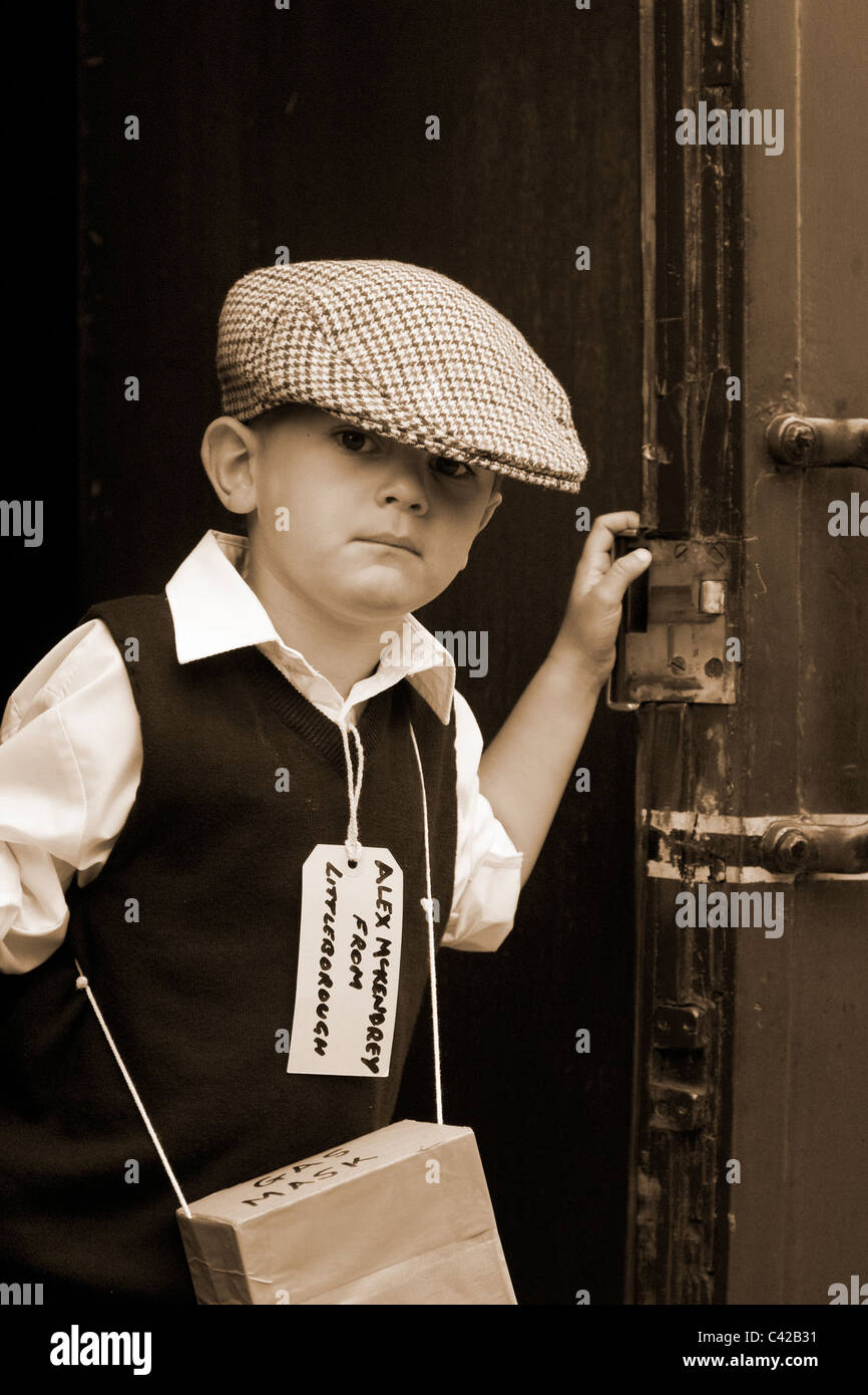 World War II Evacuee Boy World War II Evacuee Boy