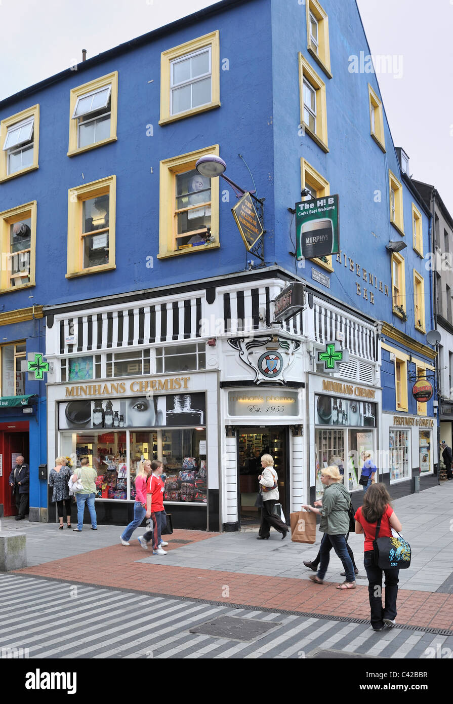 Oliver Plunkett Street Cork City Ireland Stock Photo Alamy
