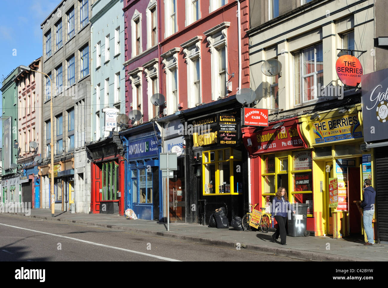 McCurtain Street Cork City Ireland Stock Photo