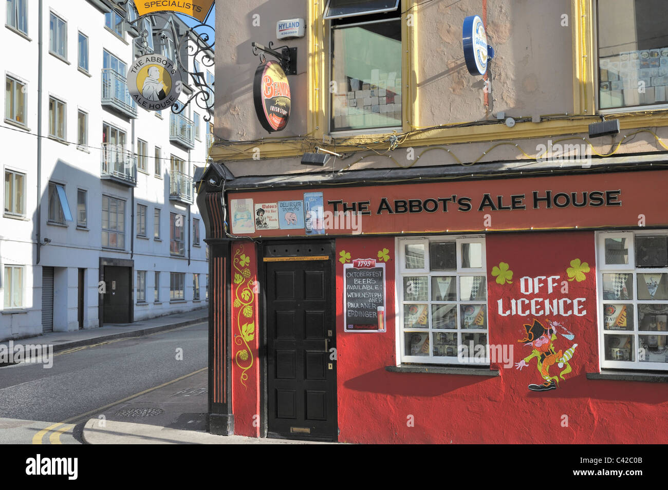 Cork City Ireland Pub The Abbot's Ale House Stock Photo Alamy