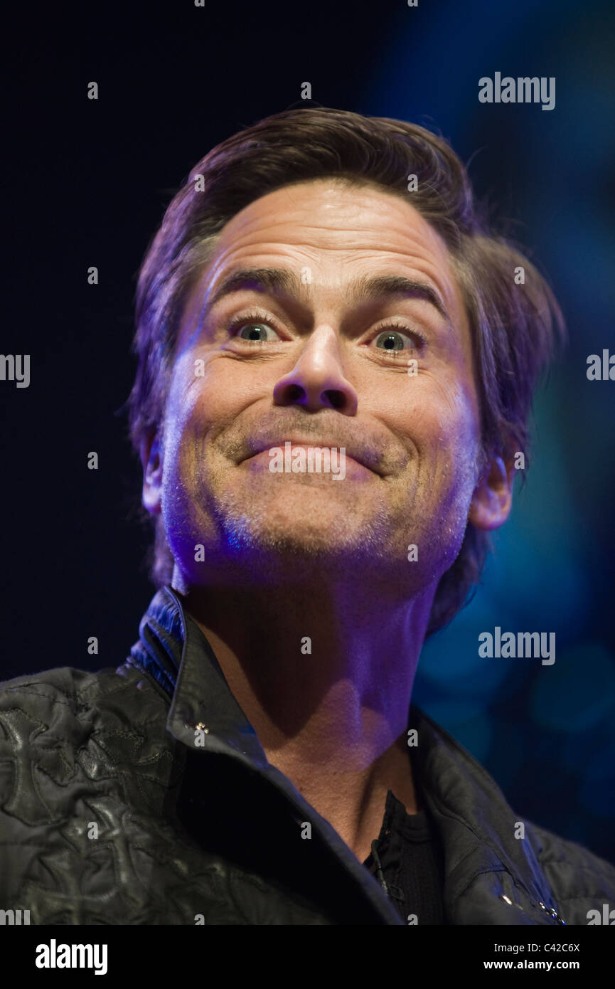 Rob Lowe American actor pictured at Hay Festival 2011 Stock Photo