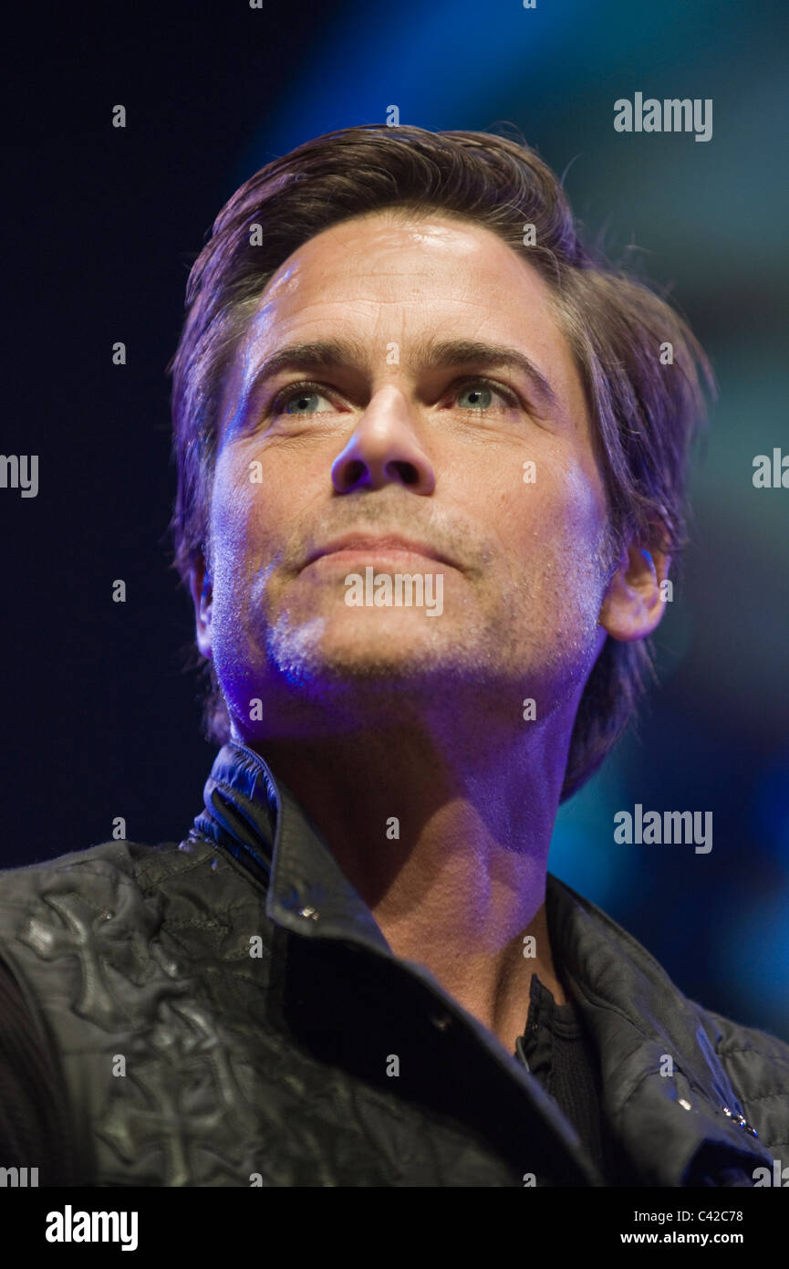 Rob Lowe American actor pictured at Hay Festival 2011 Stock Photo Alamy