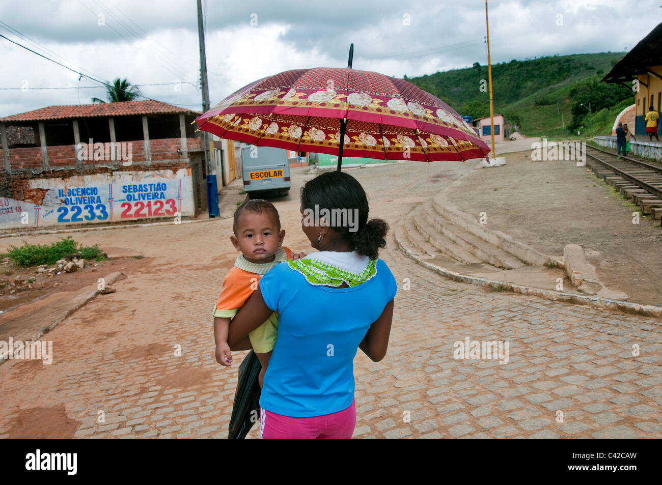 Village of Sao Benedito Do Sul in Pernambuco Northeastern Brazil Stock