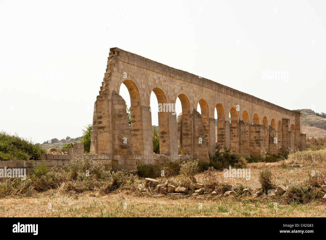 In gozo these aqueducts were built in the century hires